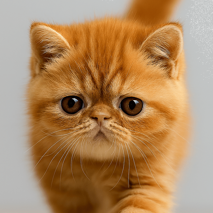 Red Exotic Shorthair Cat